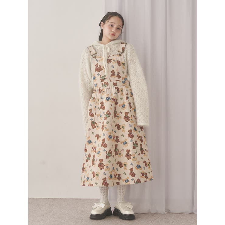 トップス merryjenny rabbit lace knit tops rabbit lace knit tops[品番：MKSW0066272]｜merry jenny