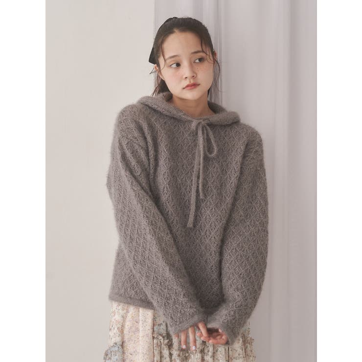rabbit lace knit tops | merry jenny | 詳細画像18 