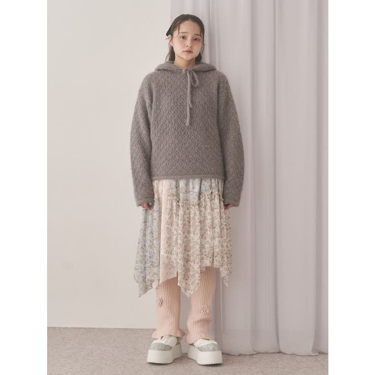 rabbit lace knit tops | merry jenny | 詳細画像19 