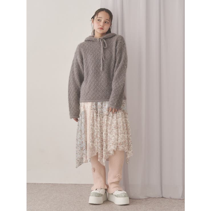 rabbit lace knit tops | merry jenny | 詳細画像20 