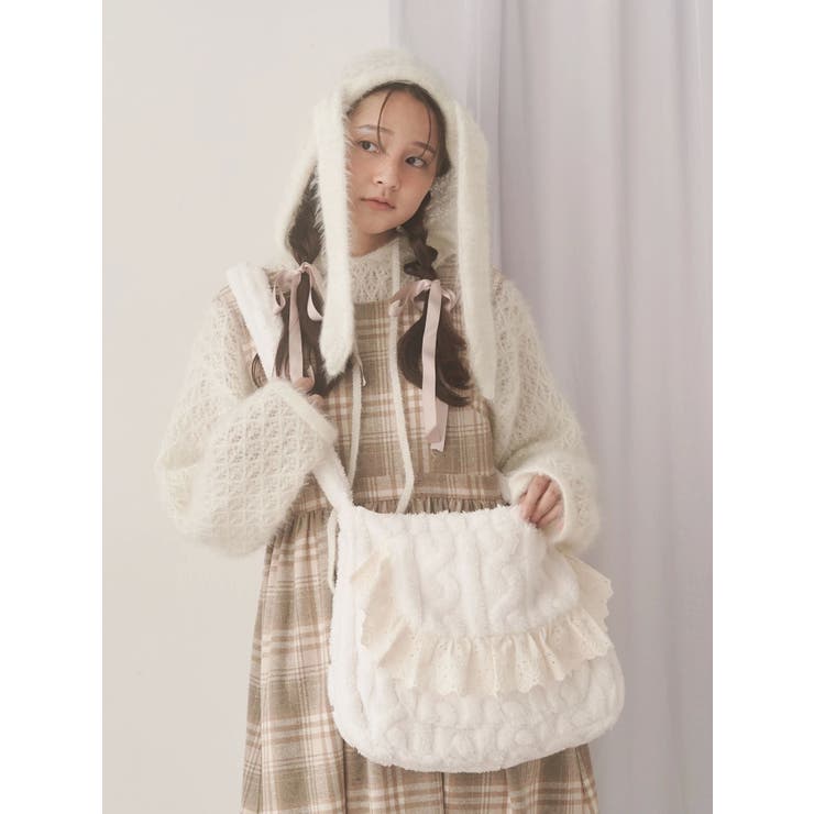 rabbit lace knit tops | merry jenny | 詳細画像22 