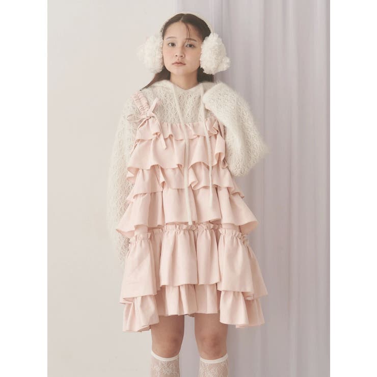 rabbit lace knit tops | merry jenny | 詳細画像27 