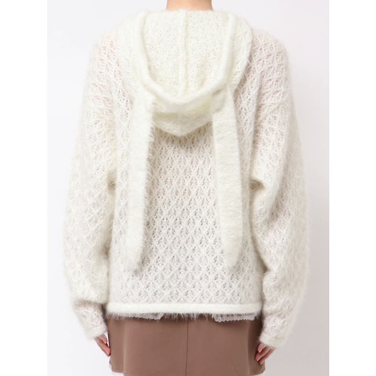 rabbit lace knit tops[品番：MKSW0066272]｜merry jenny