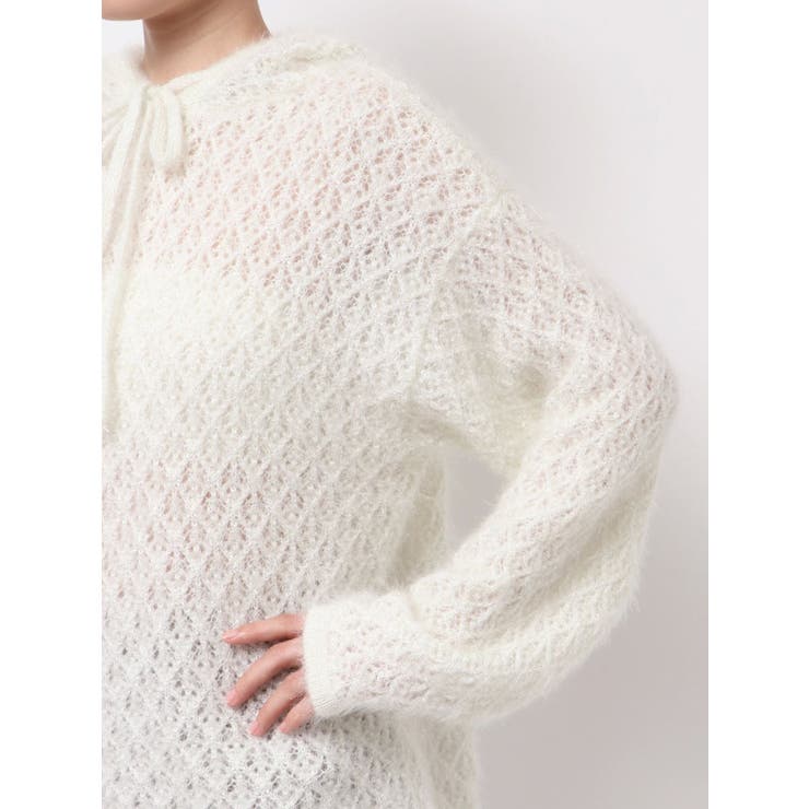 rabbit lace knit tops | merry jenny | 詳細画像33 