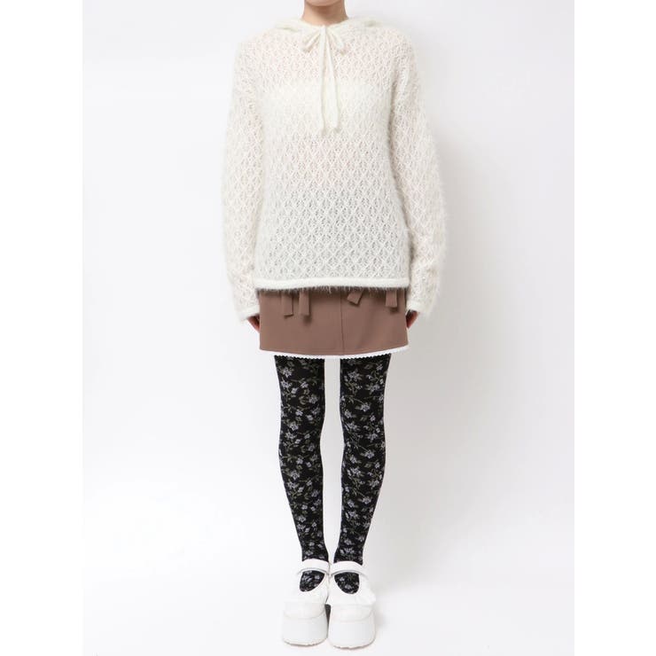 rabbit lace knit tops | merry jenny | 詳細画像36 