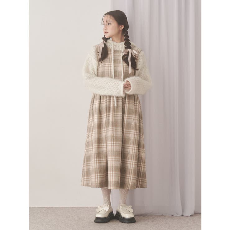 トップス merryjenny rabbit lace knit tops rabbit lace knit tops[品番：MKSW0066272]｜merry jenny