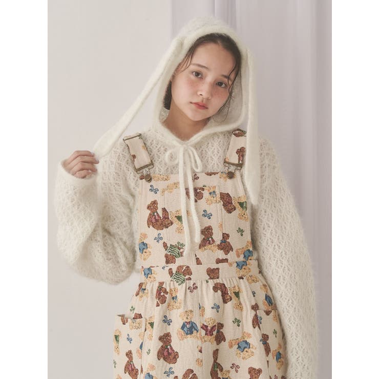 rabbit lace knit tops | merry jenny | 詳細画像7 