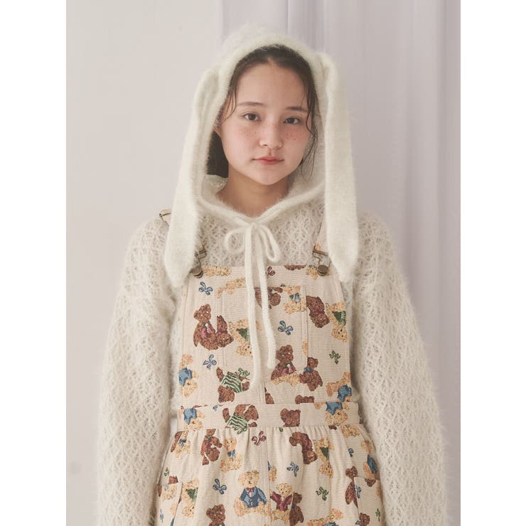 rabbit lace knit tops | merry jenny | 詳細画像8 