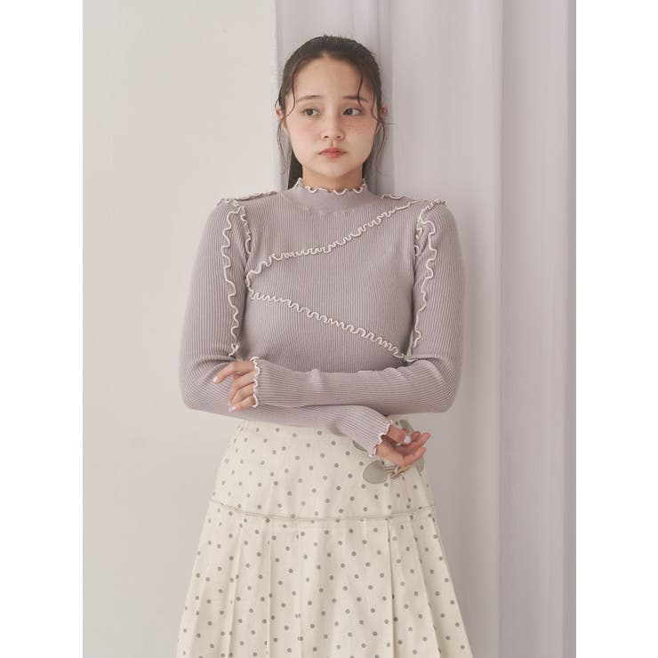 メロウリブニットtops | merry jenny | 詳細画像11 