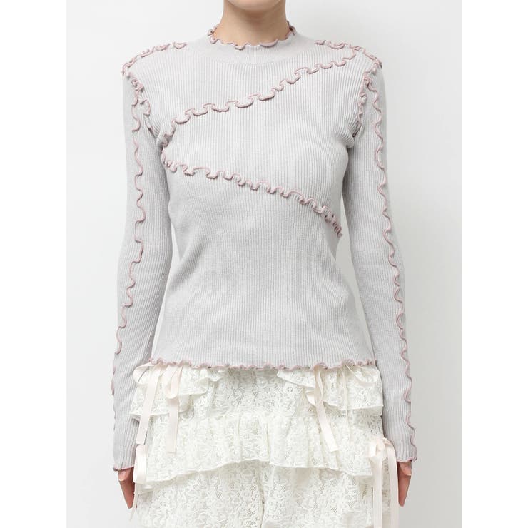 メロウリブニットtops | merry jenny | 詳細画像21 