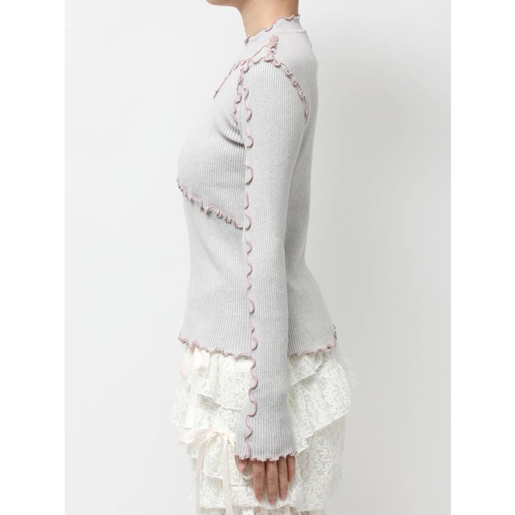 メロウリブニットtops | merry jenny | 詳細画像22 