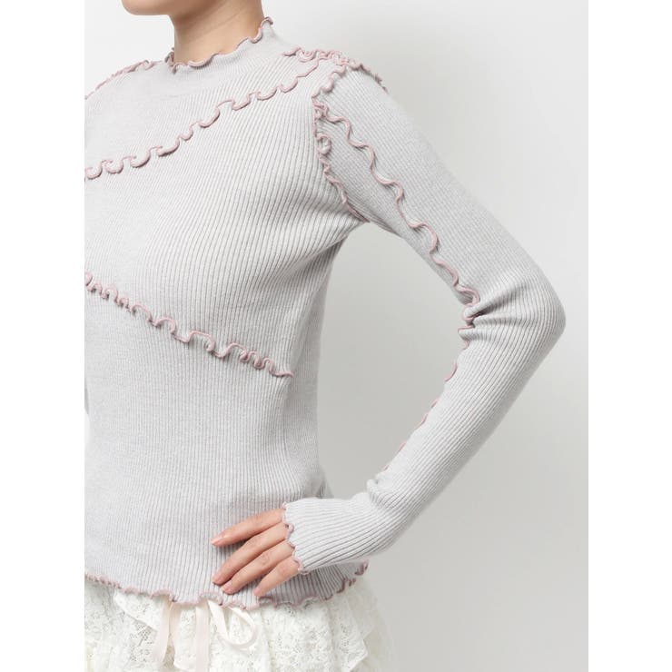 メロウリブニットtops | merry jenny | 詳細画像25 