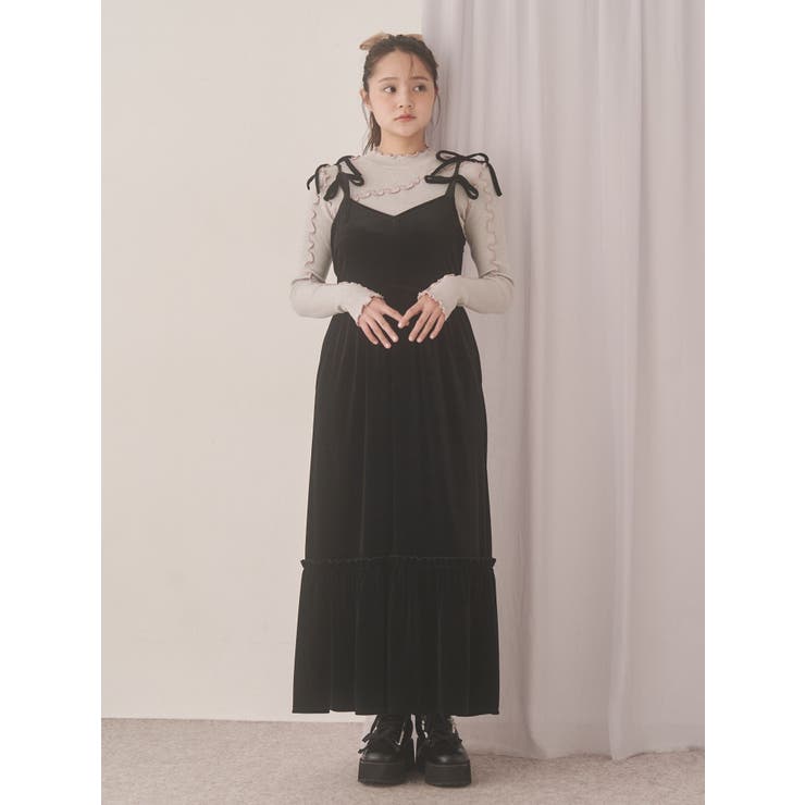 メロウリブニットtops | merry jenny | 詳細画像4 