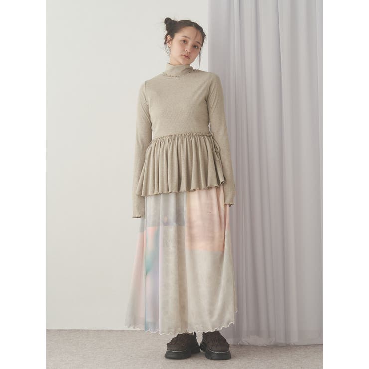 ギャザーペプラムカットtops | merry jenny | 詳細画像11 