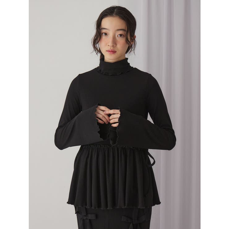 ギャザーペプラムカットtops | merry jenny | 詳細画像12 