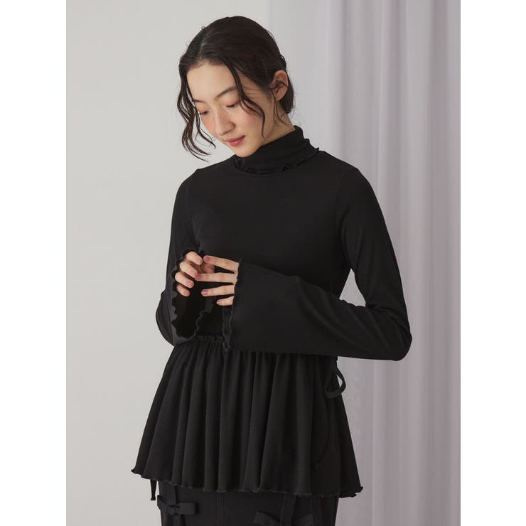 ギャザーペプラムカットtops | merry jenny | 詳細画像13 