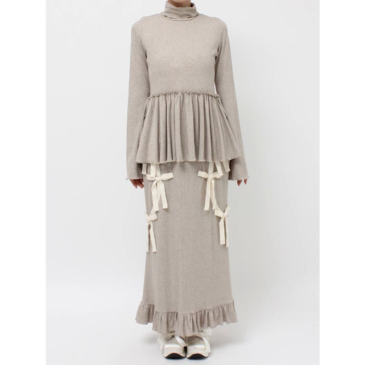 ギャザーペプラムカットtops | merry jenny | 詳細画像24 