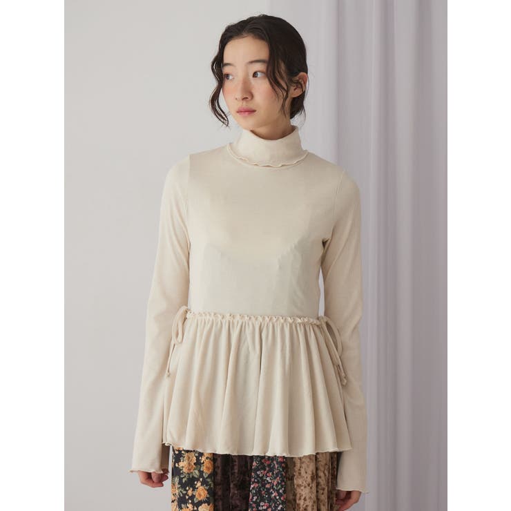 ギャザーペプラムカットtops | merry jenny | 詳細画像3 