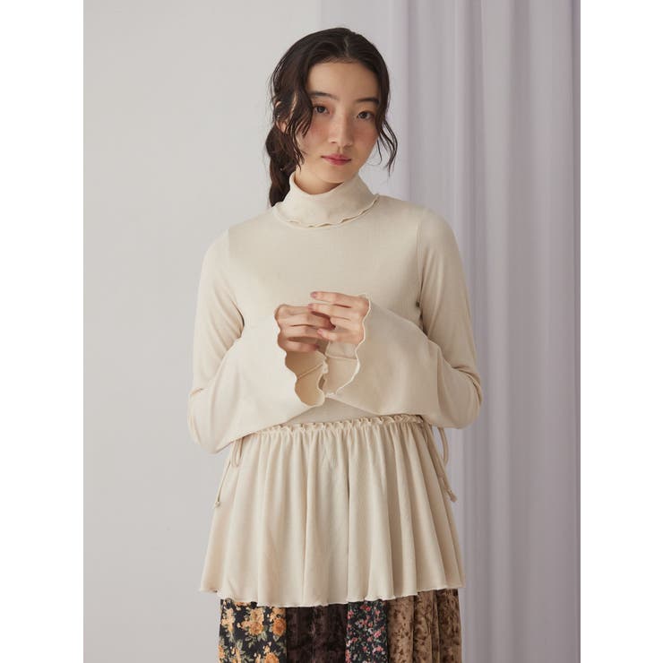 ギャザーペプラムカットtops | merry jenny | 詳細画像5 