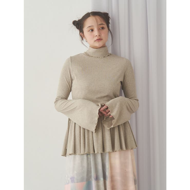 ギャザーペプラムカットtops | merry jenny | 詳細画像9 