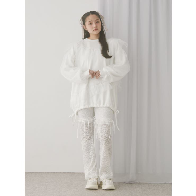 チュールパフスウェット | merry jenny | 詳細画像10 