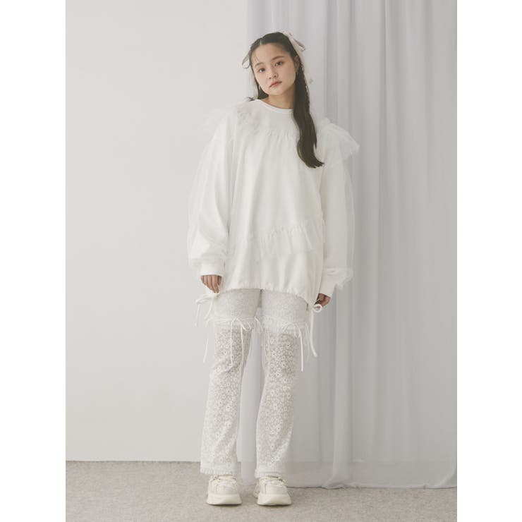 チュールパフスウェット | merry jenny | 詳細画像11 