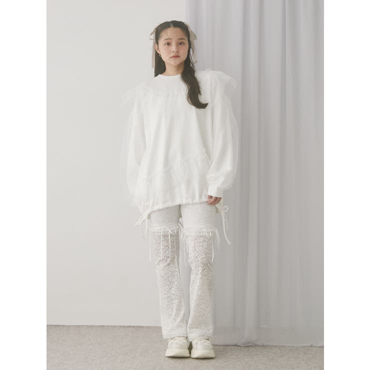 チュールパフスウェット | merry jenny | 詳細画像12 