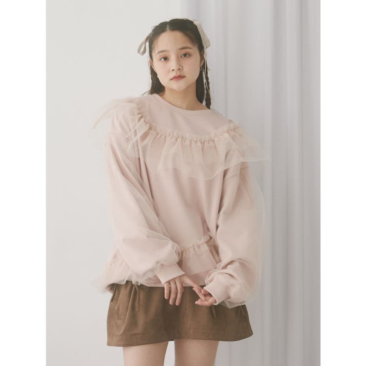 チュールパフスウェット | merry jenny | 詳細画像14 