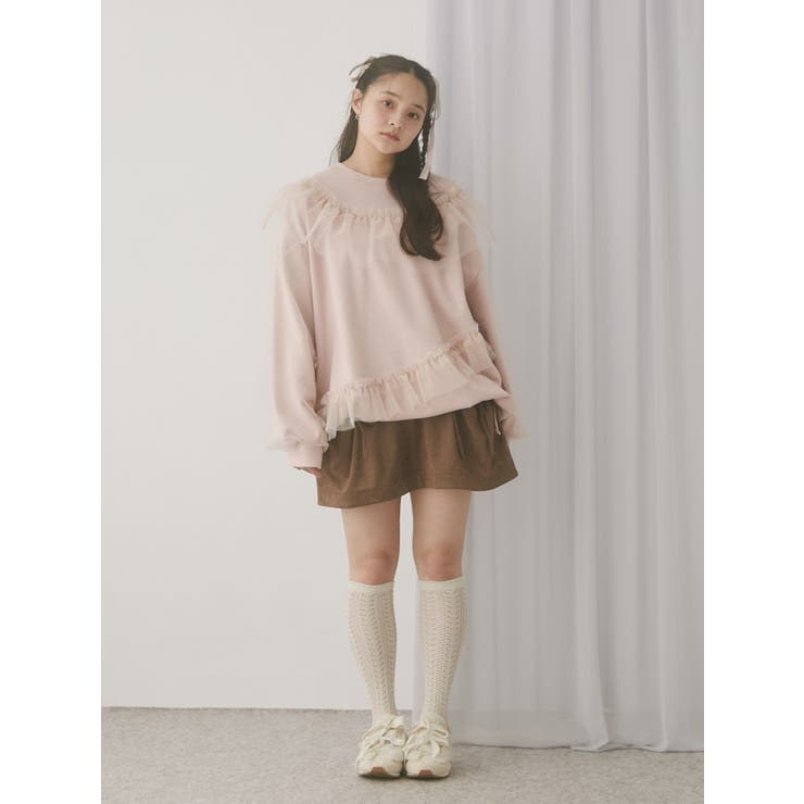 チュールパフスウェット | merry jenny | 詳細画像17 