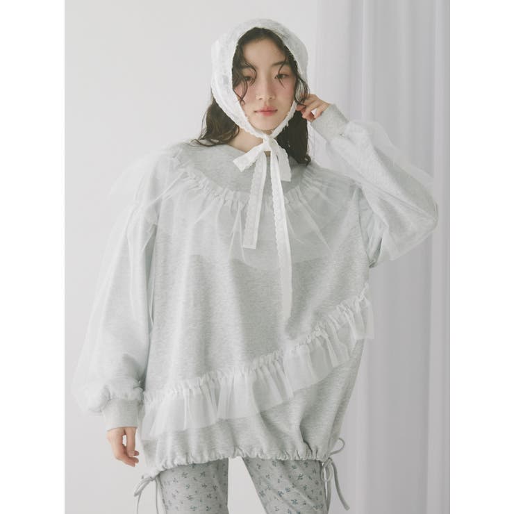 チュールパフスウェット | merry jenny | 詳細画像2 