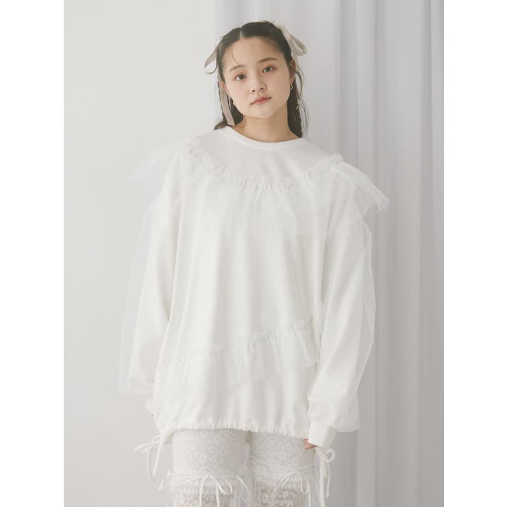 チュールパフスウェット | merry jenny | 詳細画像9 