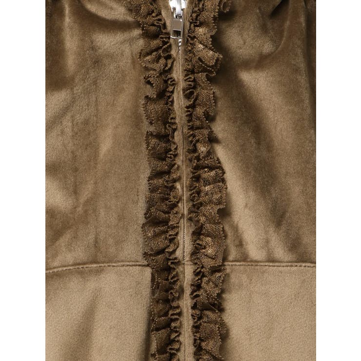 ベロアレースジップパーカー | merry jenny | 詳細画像23 