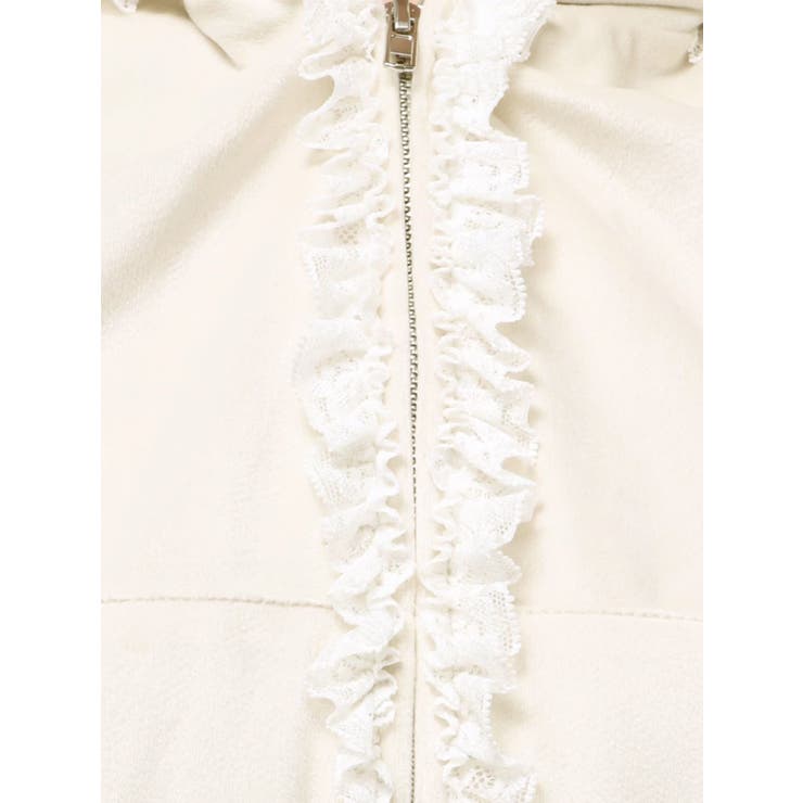 ベロアレースジップパーカー | merry jenny | 詳細画像24 