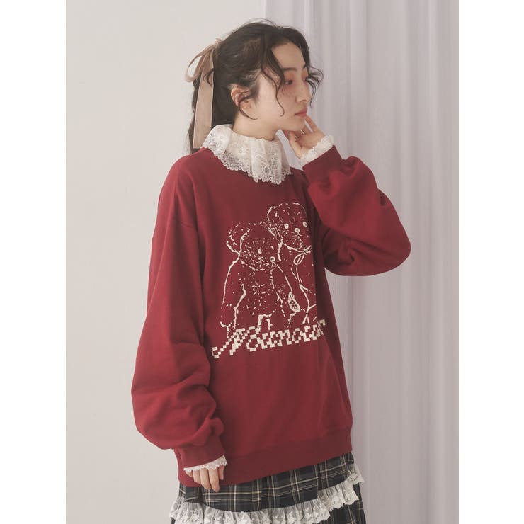 Nounou Bearスウェット | merry jenny | 詳細画像9 