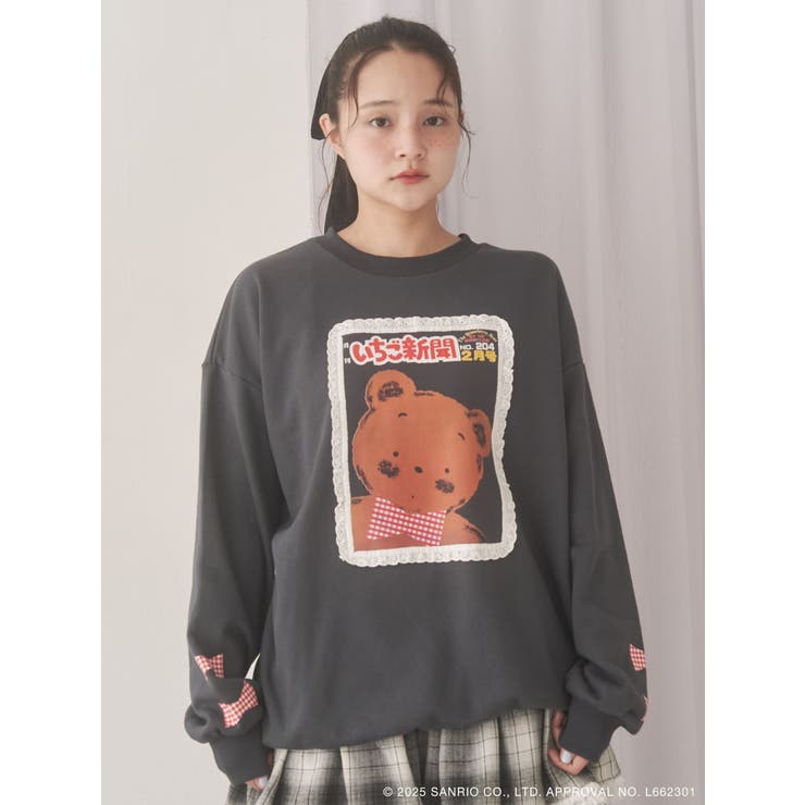いちご新聞frill frillスウェット[品番：MKSW0066770]｜merry jenny 