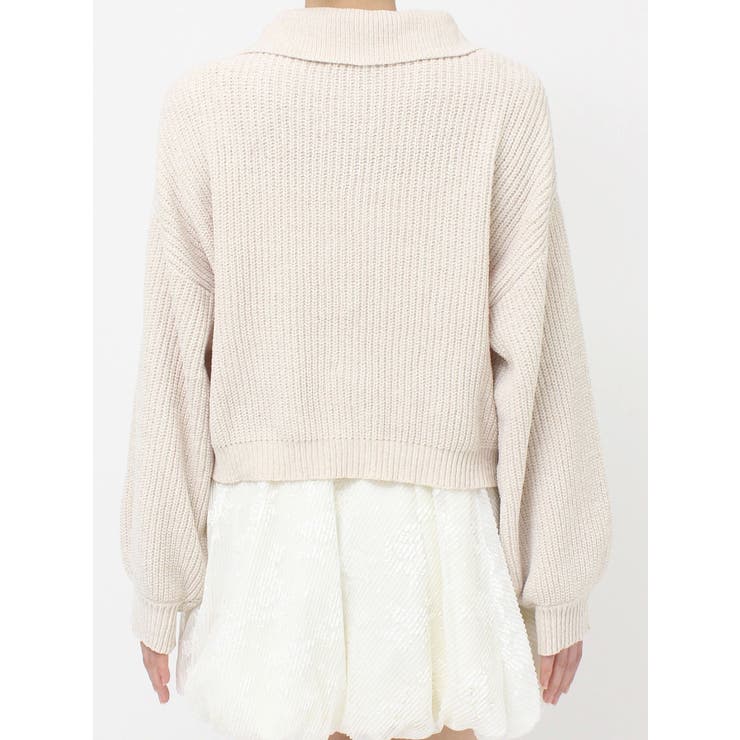 お花咲いたzipニットカーディガン | merry jenny | 詳細画像26 