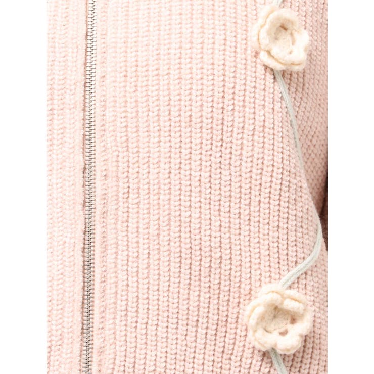 お花咲いたzipニットカーディガン | merry jenny | 詳細画像32 