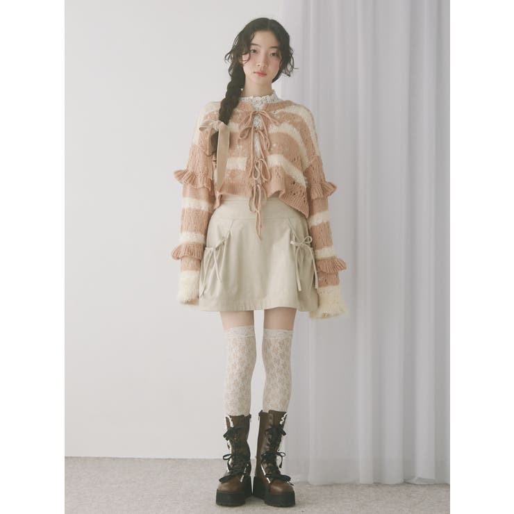 fluffy border cardigan | merry jenny | 詳細画像22 