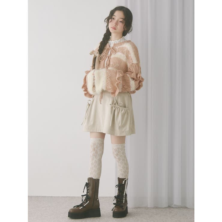 fluffy border cardigan | merry jenny | 詳細画像23 