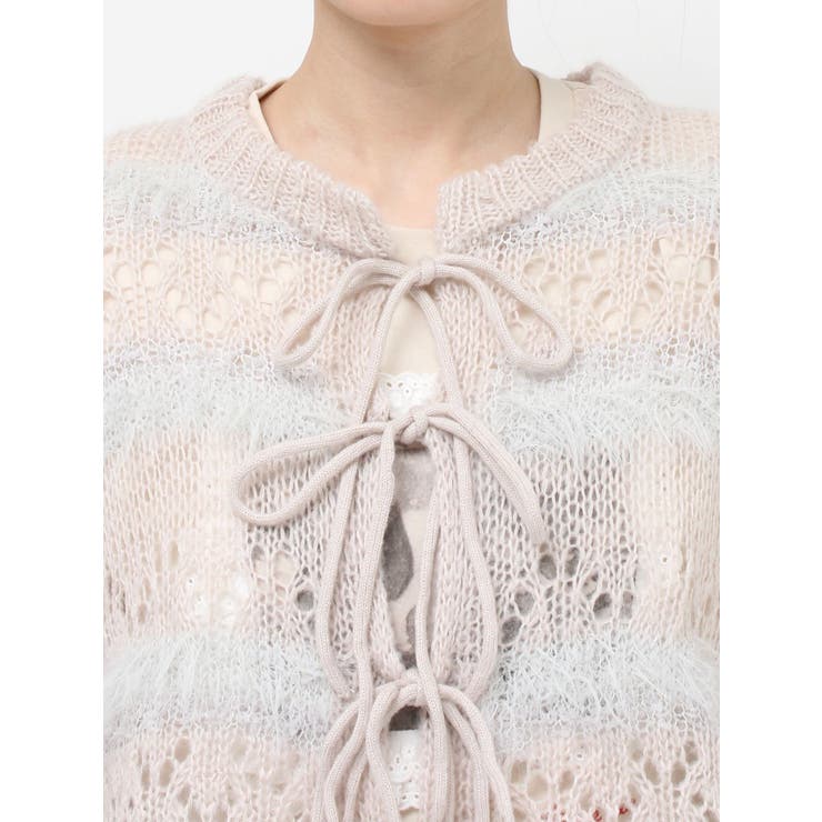 fluffy border cardigan | merry jenny | 詳細画像34 