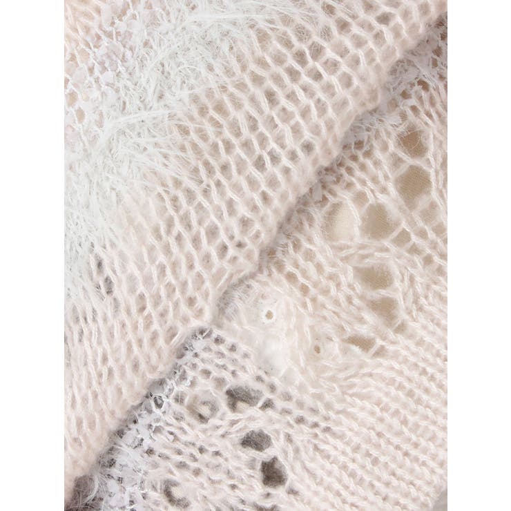 fluffy border cardigan | merry jenny | 詳細画像37 
