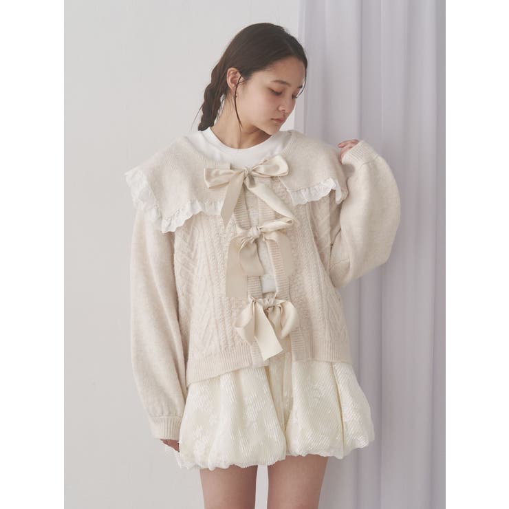 セーラーリボンカーディガン | merry jenny | 詳細画像10 