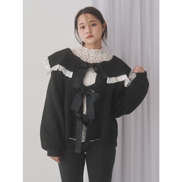 セーラーリボンカーディガン | merry jenny | 詳細画像16 