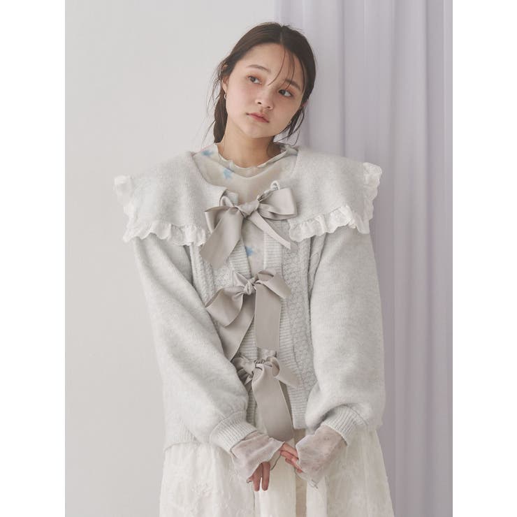 セーラーリボンカーディガン | merry jenny | 詳細画像20 