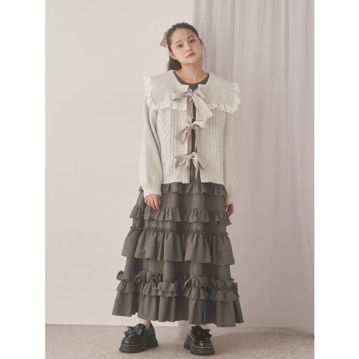 セーラーリボンカーディガン | merry jenny | 詳細画像4 