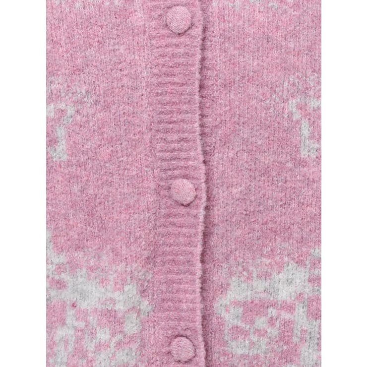 ribbon jacquard knit cardigan | merry jenny | 詳細画像35 