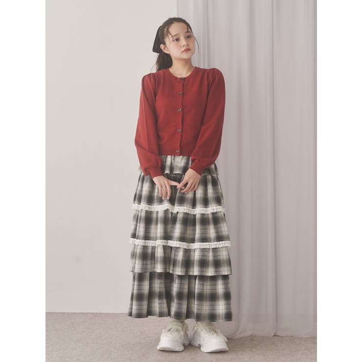 terrier button knit cardigan | merry jenny | 詳細画像11 