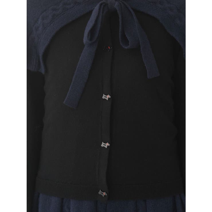 terrier button knit cardigan | merry jenny | 詳細画像15 
