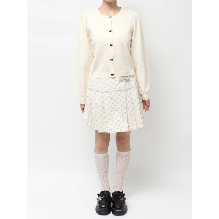 terrier button knit cardigan | merry jenny | 詳細画像26 