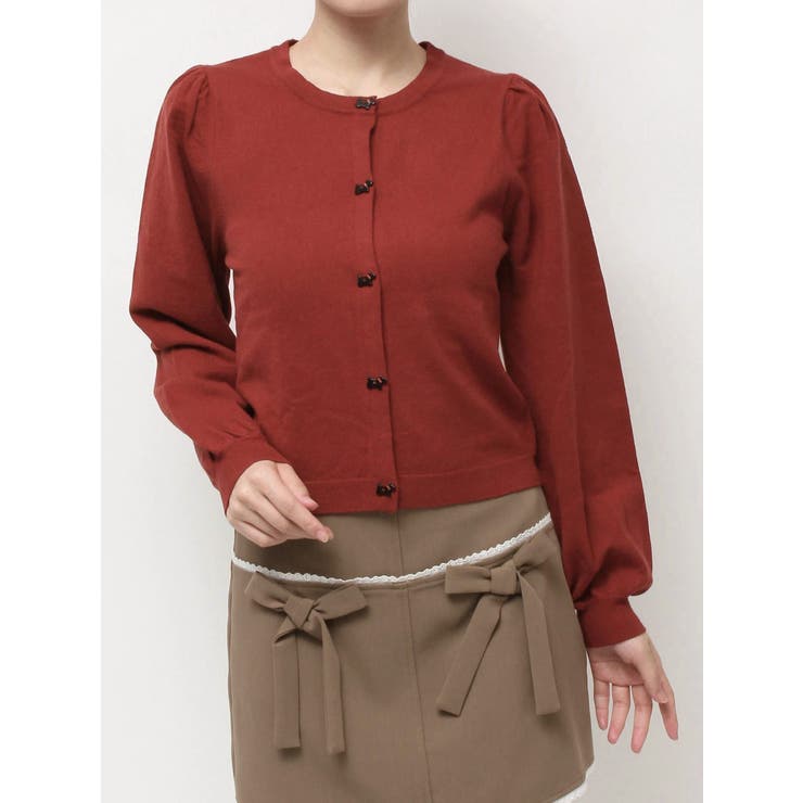 terrier button knit cardigan | merry jenny | 詳細画像31 